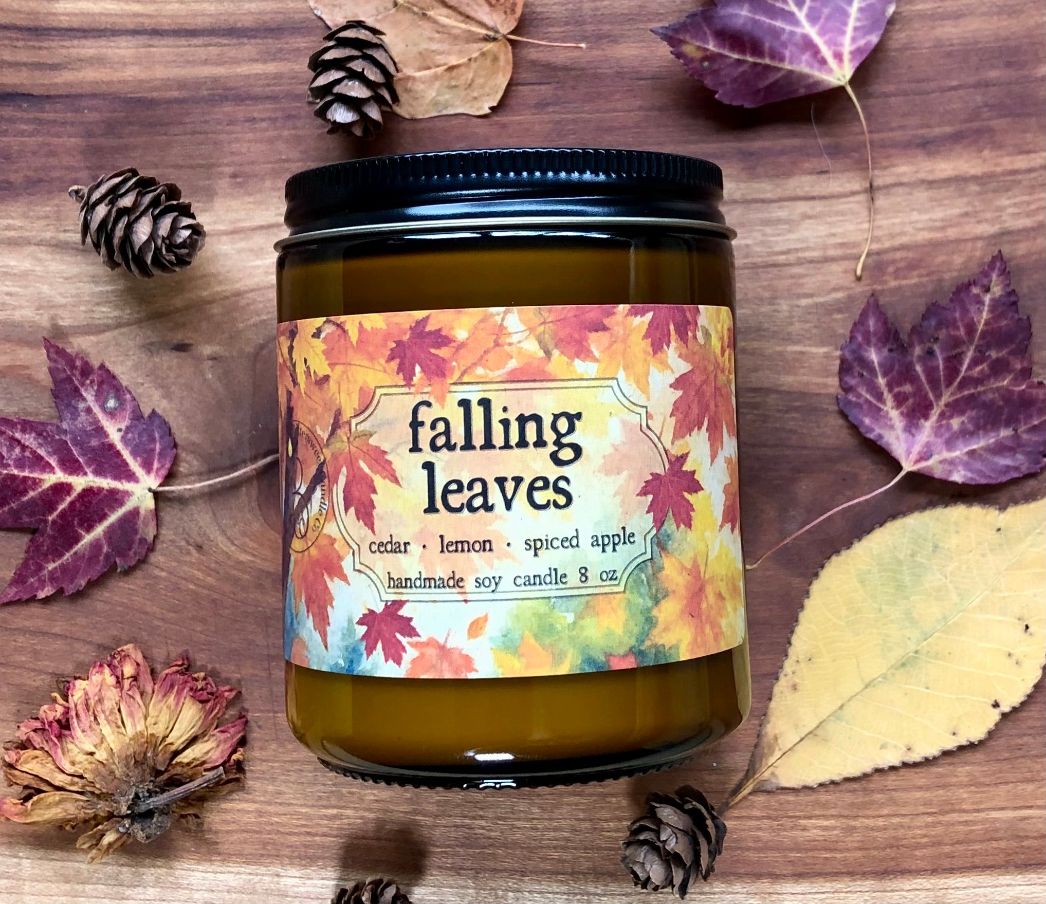 falling leaves
