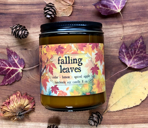 falling leaves