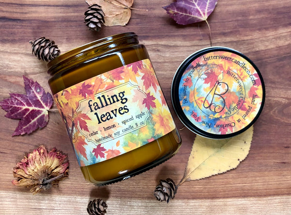 falling leaves